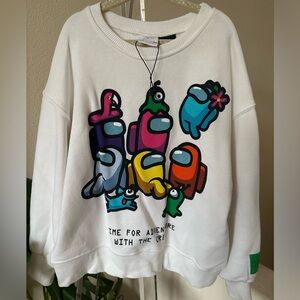EUC ZARA Among Us Sweater